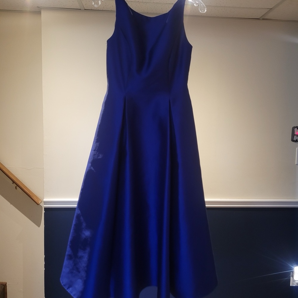 Adrianna Papell Royal Blue Midi Dress
